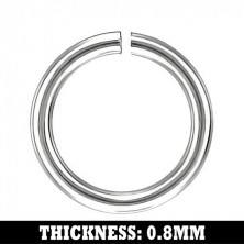 Anello di chiusura in acciaio, 4,5 mm