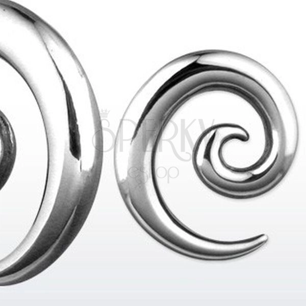 Espansore in acciaio nella forma di spirale della chiocciola, diverse dimensioni