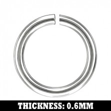 Anello di chiusura in acciaio inossidabile, 3 mm
