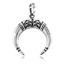 Set in argento 925 - orecchini e ciondolo, anello incompleto decorato con raggi