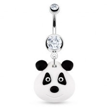 Piercing per ombelico - FIMO panda