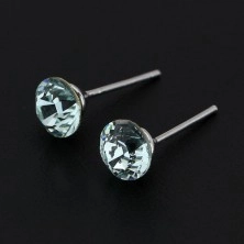 Orecchini d'argento 925 - cristallo SWAROVSKI azzurrino